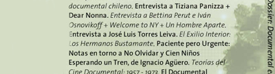 Dossier: Documental en Chile